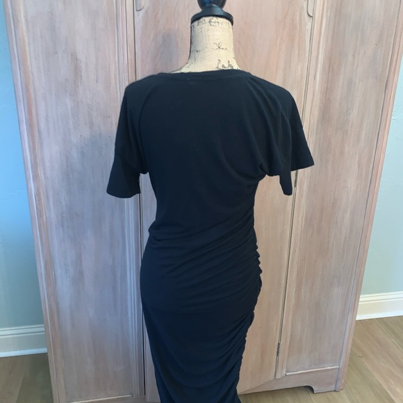 NWT Anthropologie Sundry black midi dress Medium - Picture 9 of 15